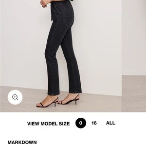 Good American Classic Black Denim size 10